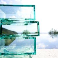 Akrili Acrylic Cube End Table