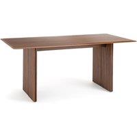 Minela L180cm Solid Walnut Table (Seats 6)