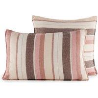 Calla Striped Dyed Woven 100% Washed Linen Pillowcase