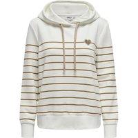 Striped Cotton Mix Hoodie