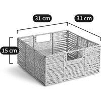 Lahjar Woven Paper Folding Storage Cube