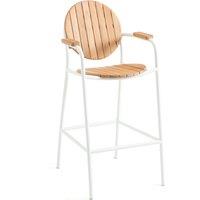 Chassagne Teak & Aluminium Garden Bar Chair