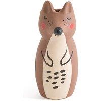 Bobino 16cm High Porcelain Fox Trinket