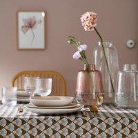 Myrina polycotton printed tablecloth