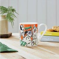 Mug Meirion Bright Orange Dogs Mug