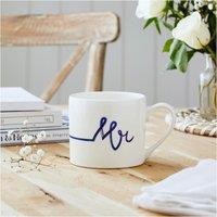 Mug Meirion Blue & White Mr Mug