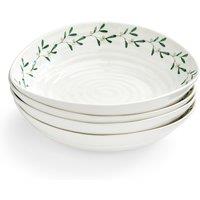 Set of 4 Mistletoe Pasta Bowls