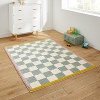 Antrima Checkerboard 100% Recycled Cotton Child's Rug