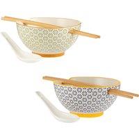 World Foods Set of 2 Rice & Soup Bowls