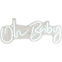 Neon Oh Baby Sign LED Wall Light