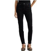 Skinny Ankle Grazer Jeans with High Waist