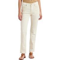 Straight Ankle Grazer Jeans with High Waist