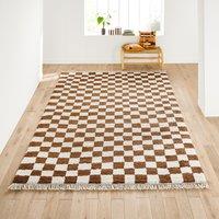 Danito Fringed Checkerboard XL Rug