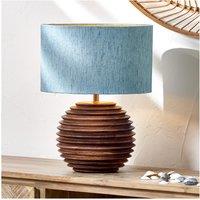 Turned Wood Table Lamp Base