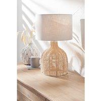 Clementine Rattan Table Lamp