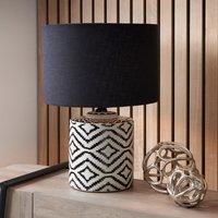 Ikat Ceramic Table Lamp Base