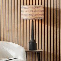Wood Tall Neck Table Lamp Base