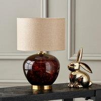 Curved Glass Table Lamp