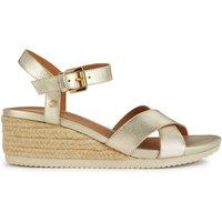 Panarea Breathable Wedge Sandals in Leather