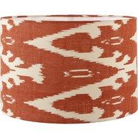Laila Ikat Patterned Cylinder Shade