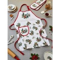 The Holly and the Ivy Cotton Apron