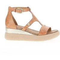 Leather Wedge Sandals