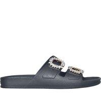 Barra Jewelled Mules with Double Straps