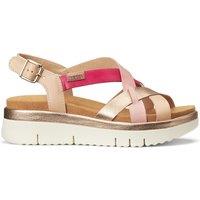 Palma Leather Wedge Sandals