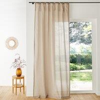 Scenario Tie-Finish Sheer Curtain Panel