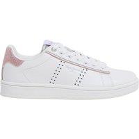 Kids Player Night Low Top Leather Trainers