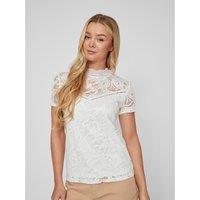 Lace Short Sleeve Blouse