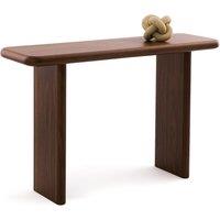 Curva Walnut Veneer Console