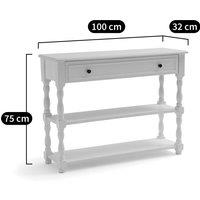 Nottingham Console Table with Turned Legs