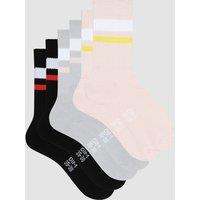 Pack of 3 Pairs of EcoDim Sport Crew Socks in Cotton Mix