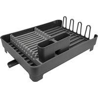 Dish Rack with Cutlery Holder and Draining Spout