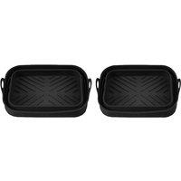 Set of 2 Rectangular Foldable Air Fryer Trays