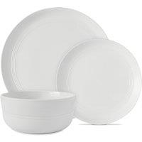 12-Piece White Dinner Set