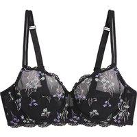 Flavie Full Cup Bra in Embroidered Tulle