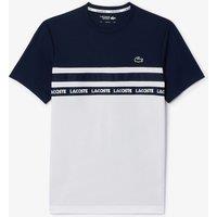 Colour Block Sports T-Shirt with Crew Neck