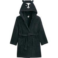 Soft Fleece Bathrobe with Panda Hood