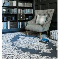 Traditional Persian Style Medallion Rug in 100% Wool