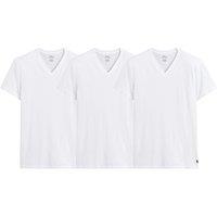 Pack of 3 T-Shirts with V-Neck in Cotton