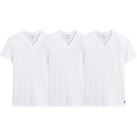 Pack of 3 Cotton V-Neck Vests