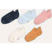 Pack of 5 Pairs of Socks in Cotton Mix