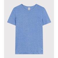 Iconic Linen Jersey T-Shirt with Crew Neck