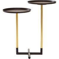 Two-Tier Metal Side Table