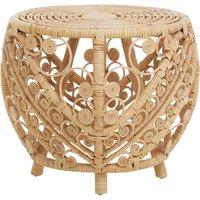 Decorative Rattan Round Side Table