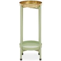 Pastel Metal Two-Tier Plant Stand