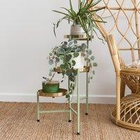 Pastel Metal Three-Tier Plant Stand