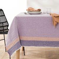 Valparaiso Woven-Dyed 100% Washed Linen Tablecloth